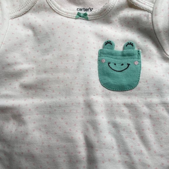 NWT 18m or 24m frogs outfit carters easter spring - Picture 10 of 10